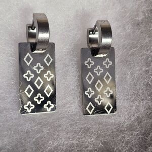 Designer Inspired Fashion Stainless Earrings W/ Hypoallergenic Posts & gift Box